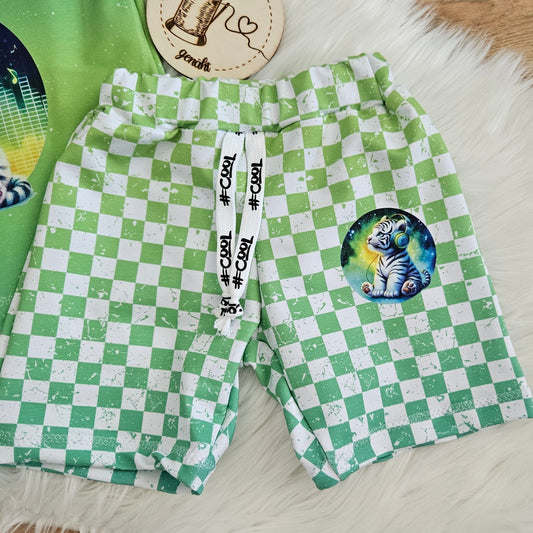 Bügelbild kleiner Colorful Musik Tiger #1 Fylou's Style