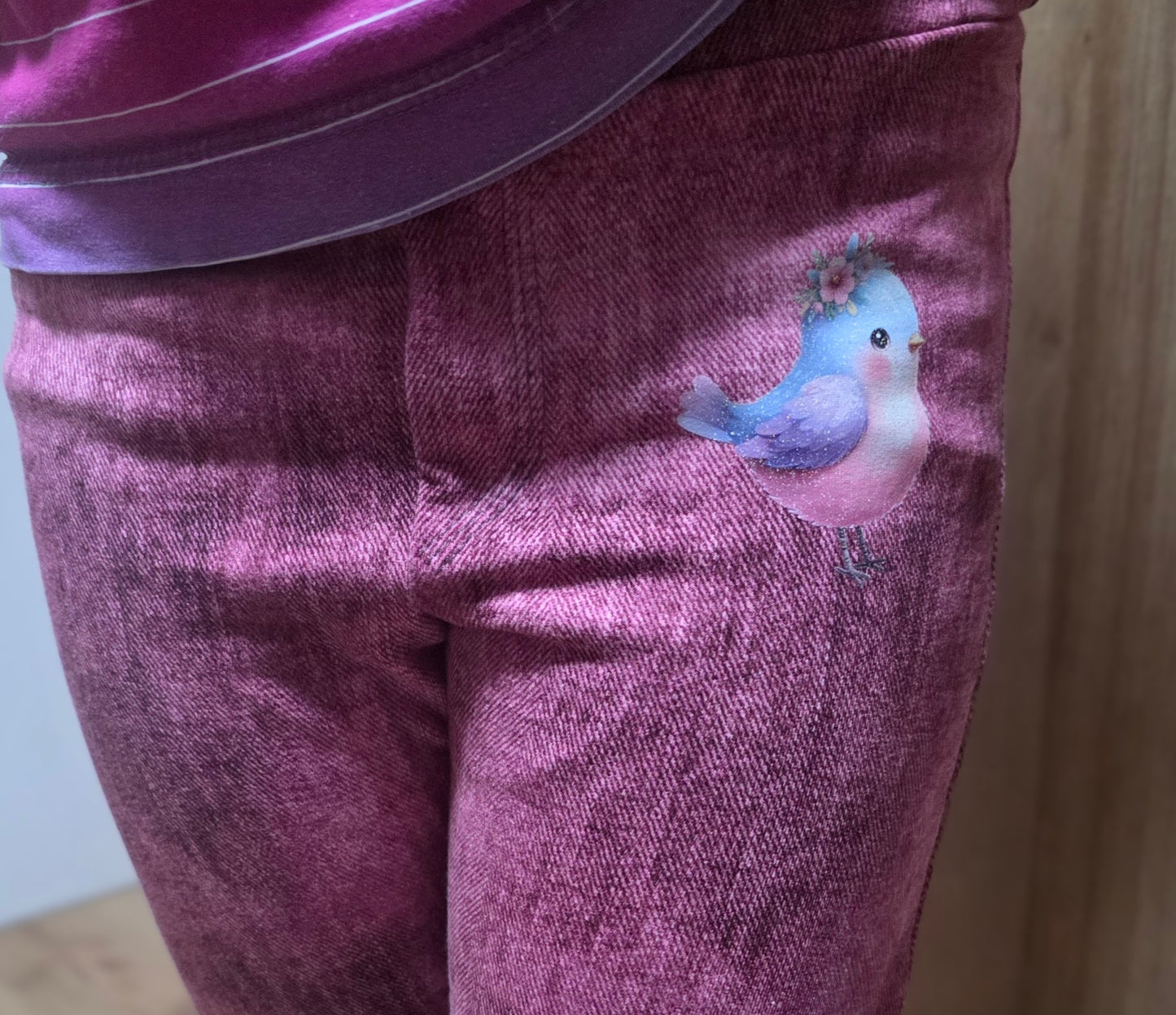 Bügelbild Frühlings Vogel #2