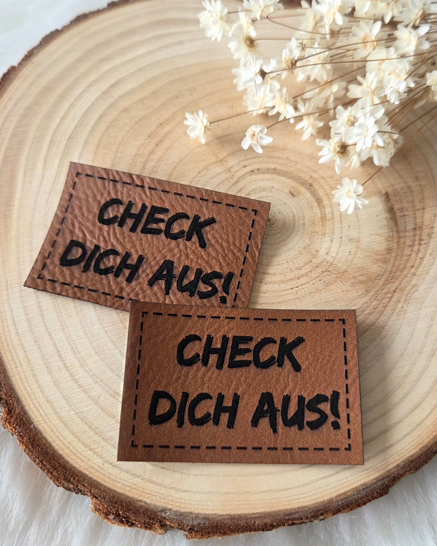 Kunstleder Label Check dich aus!
