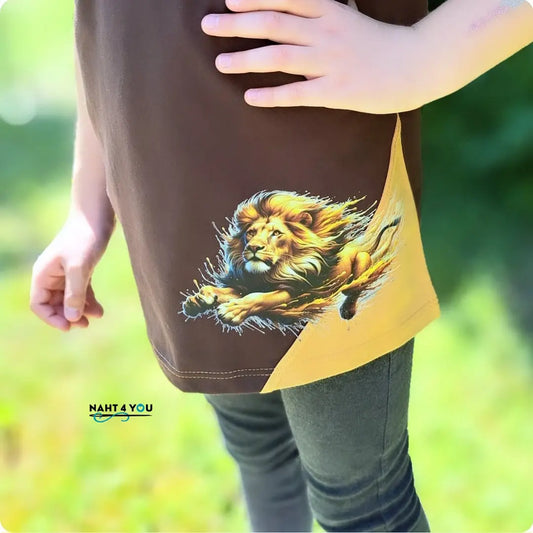 Bügelbild 3D Löwe #4 Fylou's Style