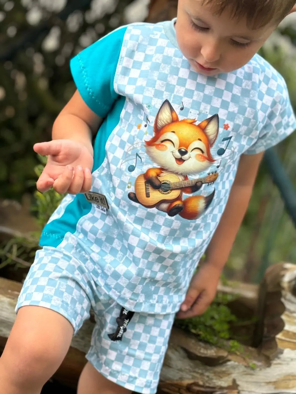 Bügelbild Musik Fuchs Fylou's Style