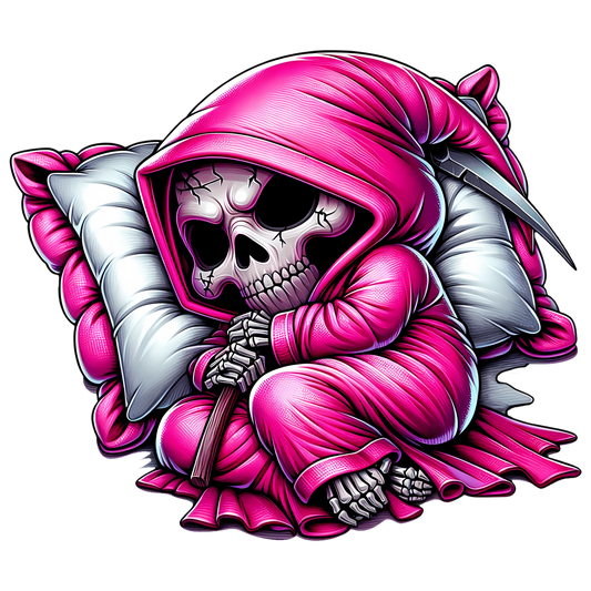 Bügelbild Grim Reaper Sleeping Girl #4 - Fylou's Style