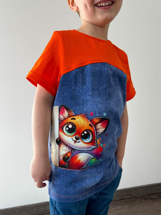 Bügelbild Guck Guck Fuchs Fylou's Style