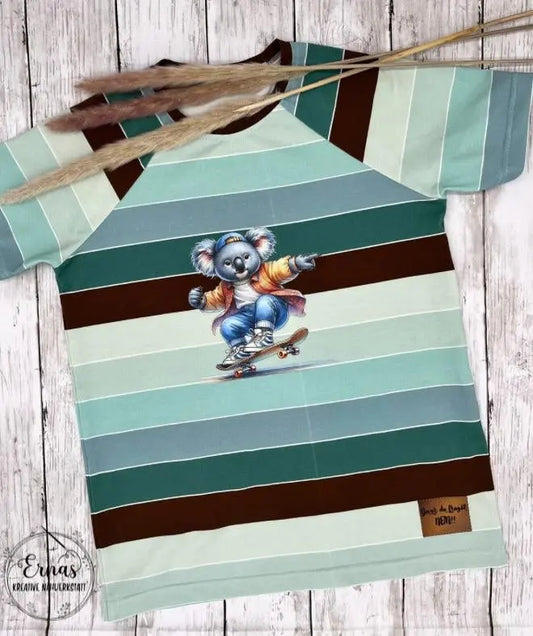 Bügelbild Skateboarder Koala #2 Fylou's Style