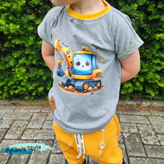 Bügelbild Baufahrzeuge #7 Fylou's Style