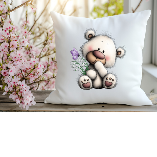 Bügelbild Frühlings Teddy Bär #4