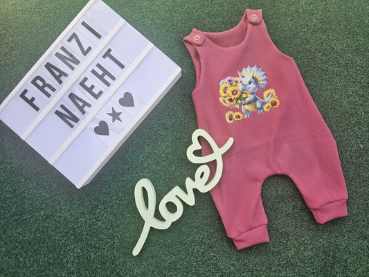 Bügelbild Sonnenblumen Dinosaurier #8 Fylou's Style