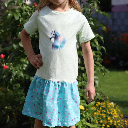 Bügelbild Watercolor Pferd #54 Fylou's Style