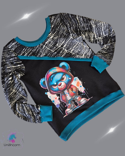 Bügelbild Graffiti Bär #1 Fylou's Style