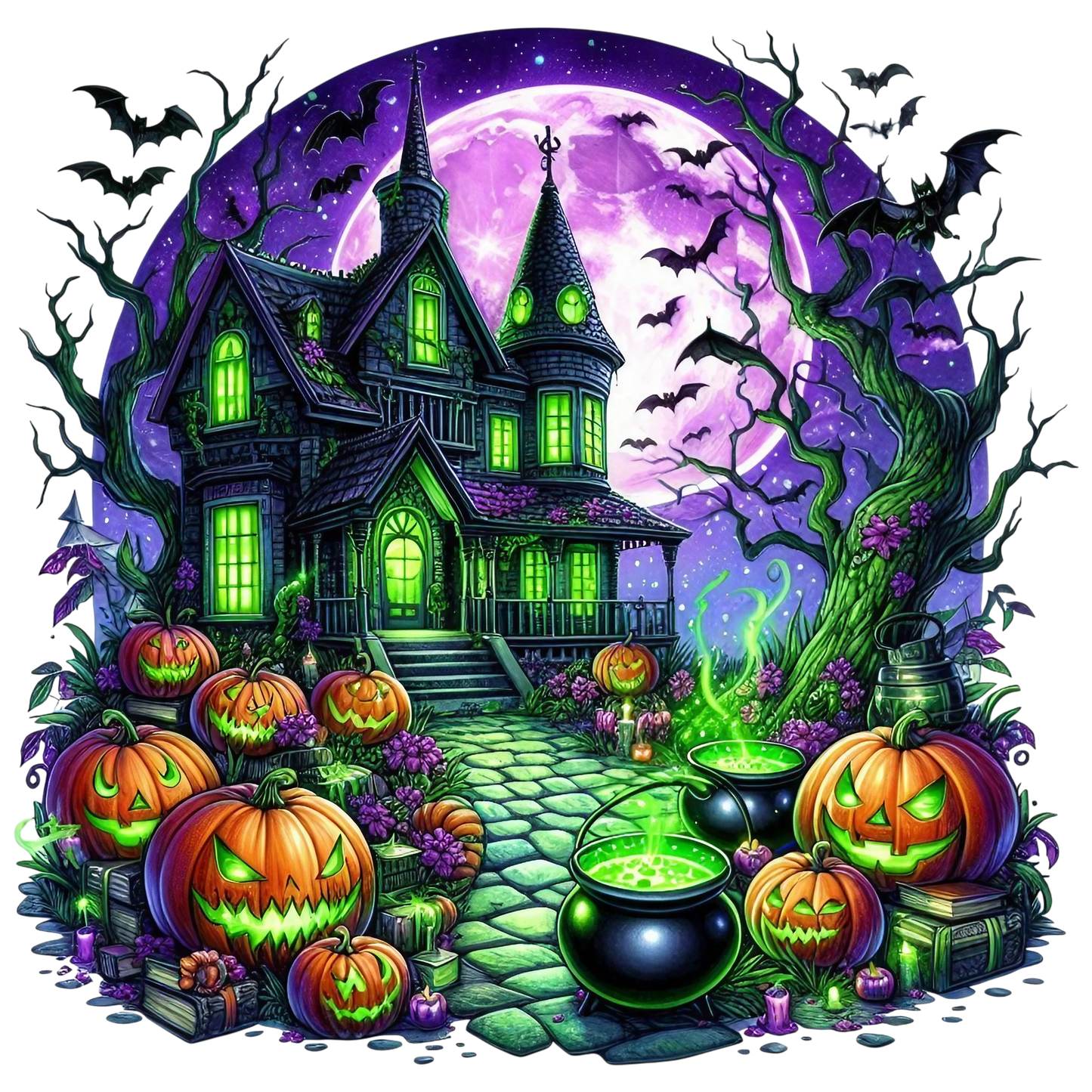 Bügelbild Spukendes Halloween #36