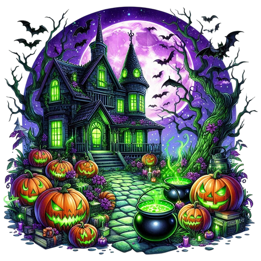 Bügelbild Spukendes Halloween #36