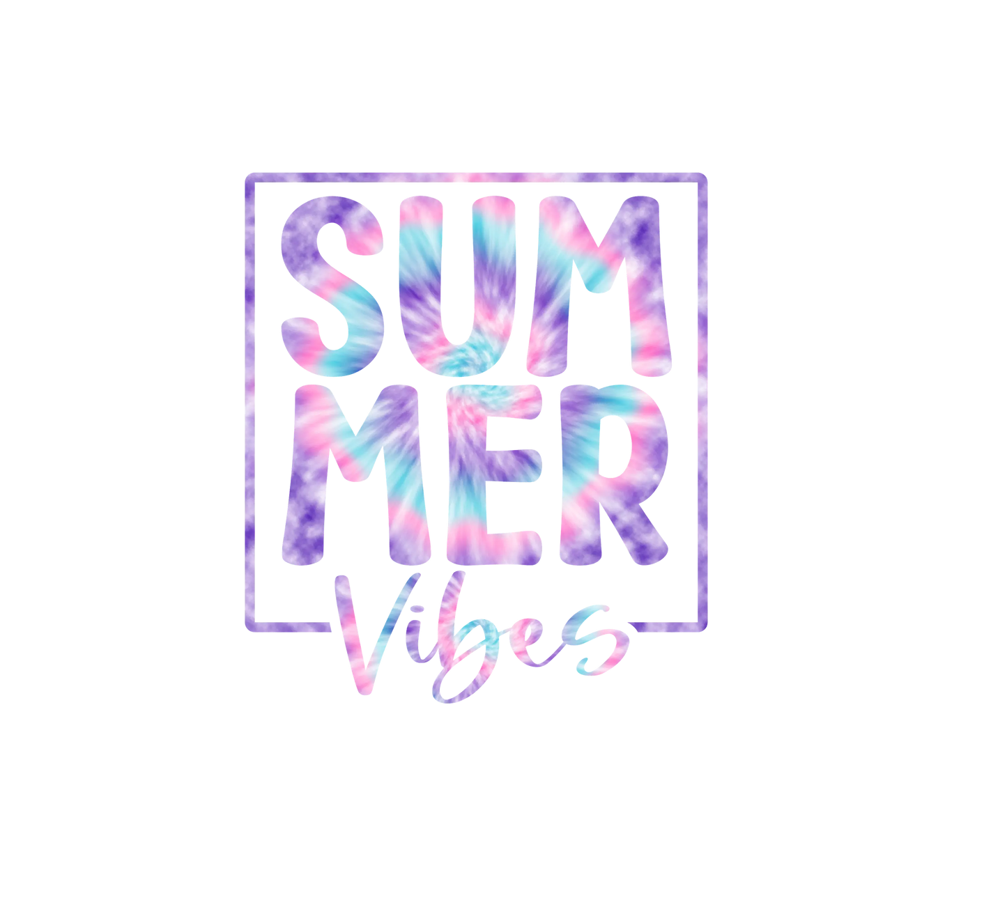 Bügelbild Summer Vibes Framed Fylou's Style