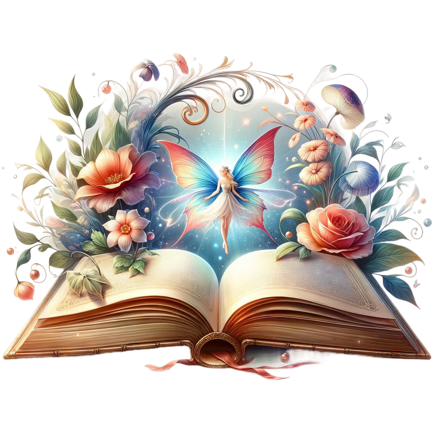 Bügelbild Magisches offenes Buch #7 Fylou's Style