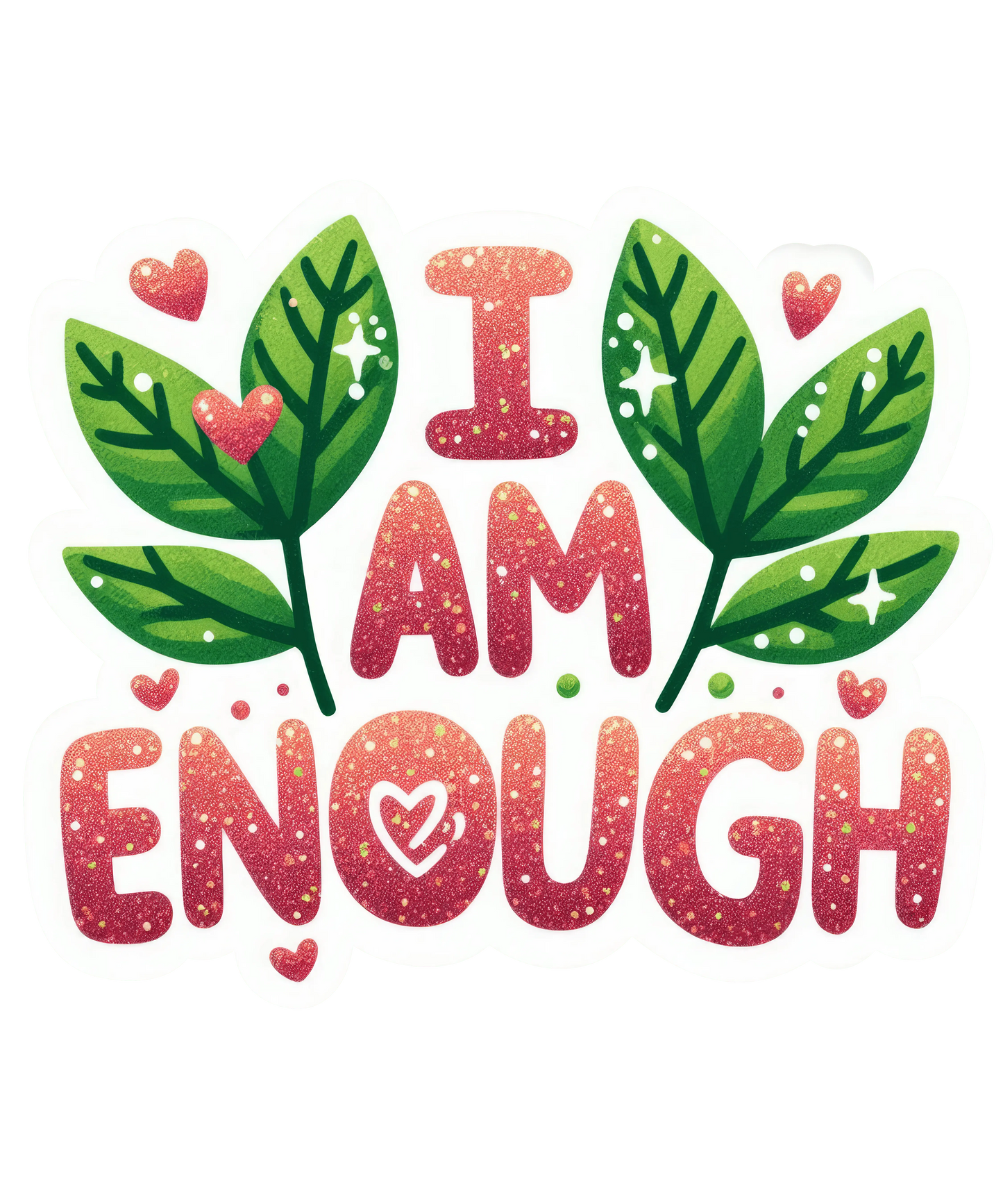 Bügelbild I AM ENOUGH Fylou's Style