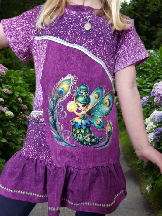 Bügelbild Pfauen Fee #12 Fylou's Style