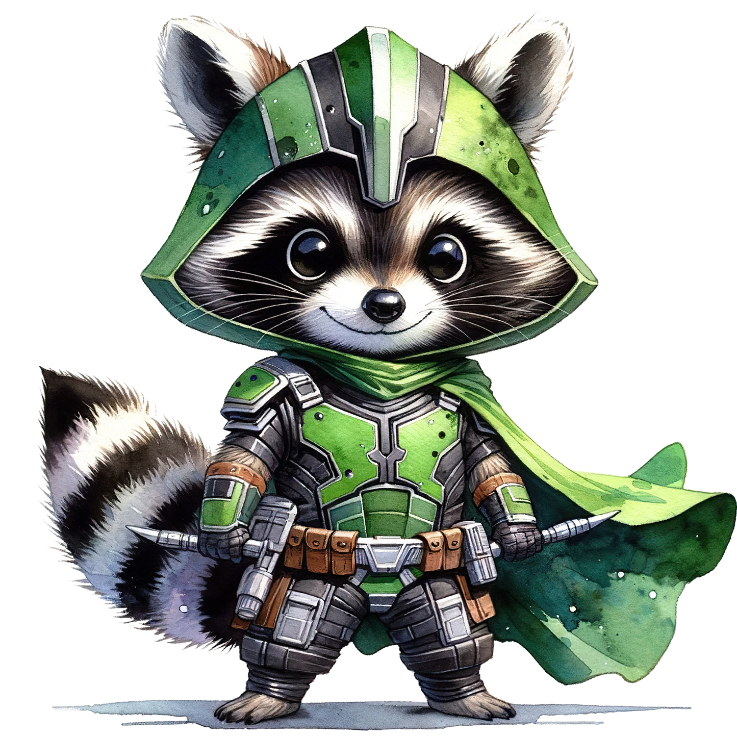 Bügelbild Racoon #20 Fylou's Style