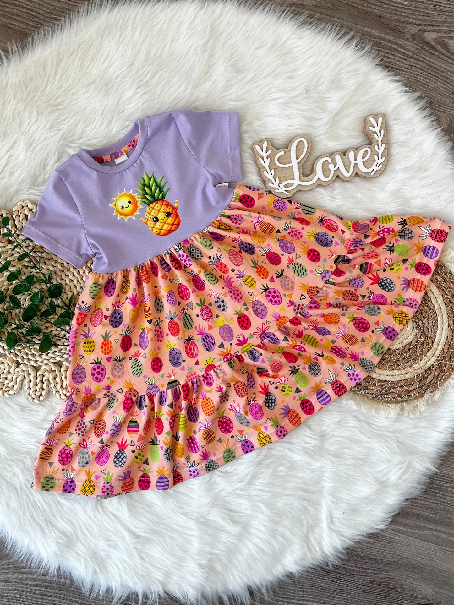 Bügelbild süße Sommer Ananas #4 Fylou's Style
