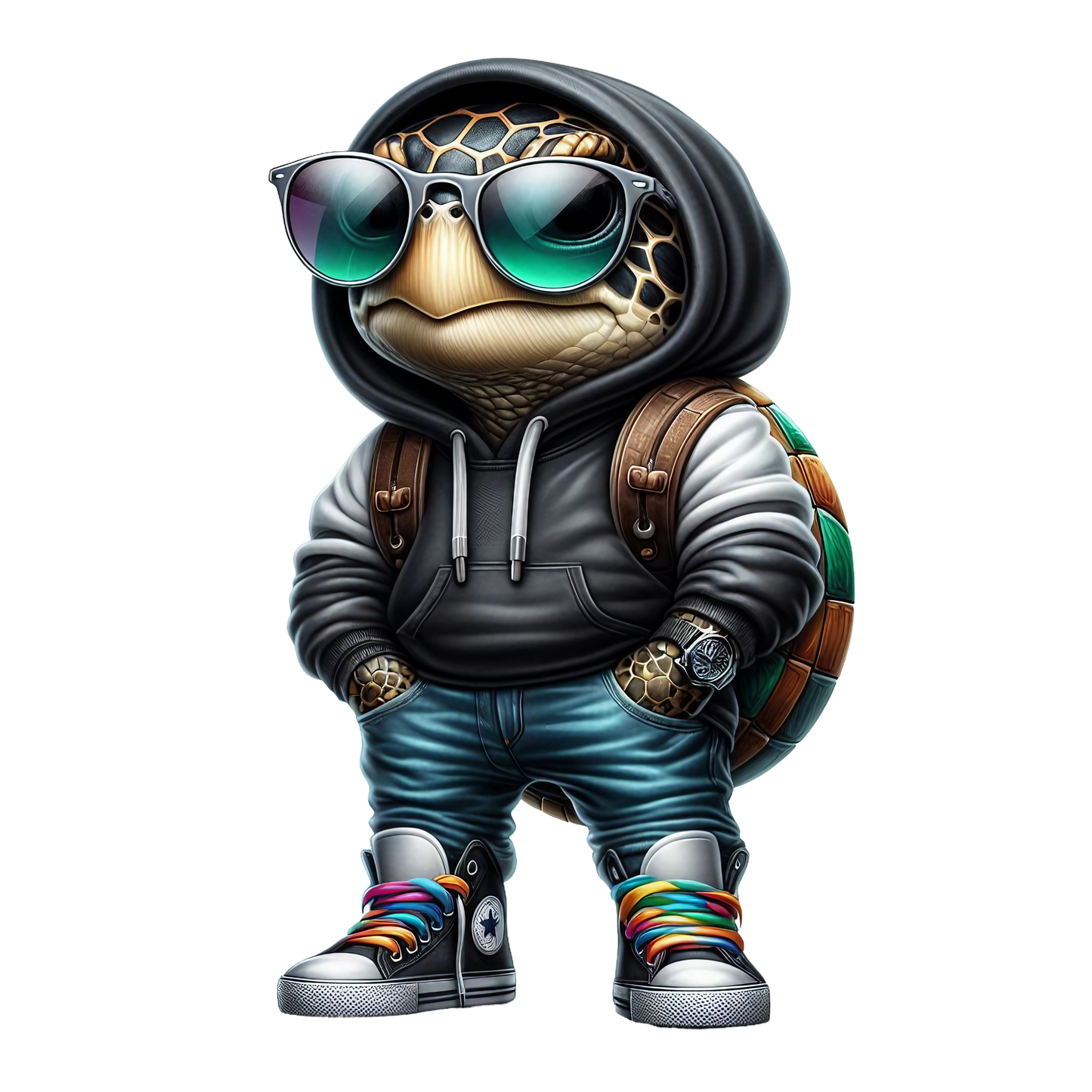 Bügelbild Cool Turtle Fylou's Style
