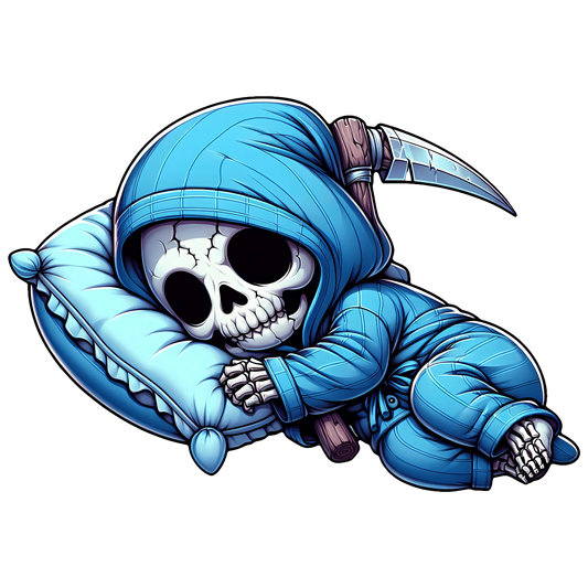 Bügelbild Grim Reaper Sleeping #6 - Fylou's Style