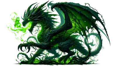 Bügelbild Green Dragon #24 - Fylou's Style