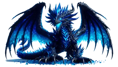 Bügelbild Sapphire Dragon #32 - Fylou's Style