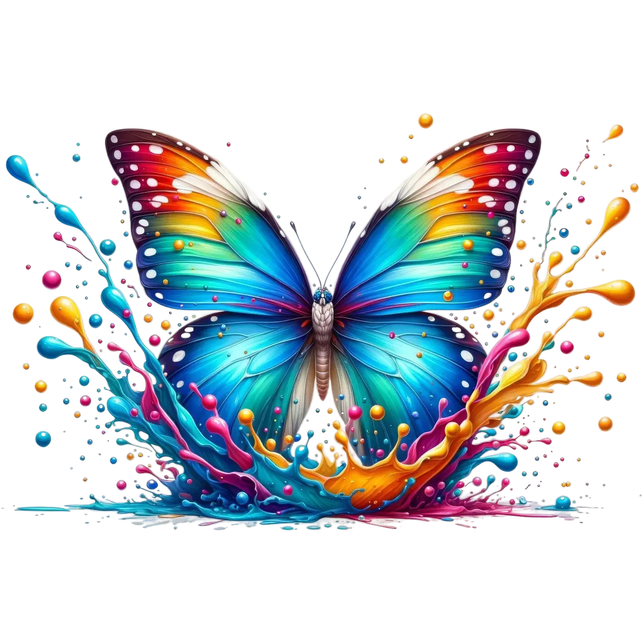 Bügelbild 3D Schmetterling #2 Fylou's Style