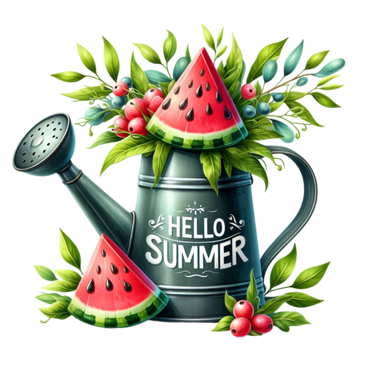 Bügelbild Hallo Sommer Melone #18 Fylou's Style