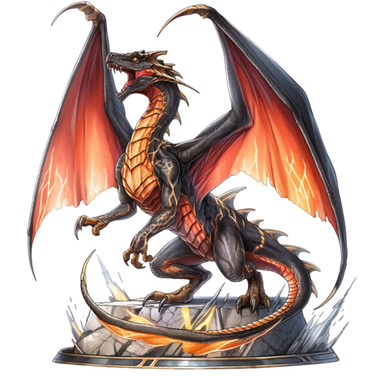 Bügelbild Schwarzer Drache #8 Fylou's Style