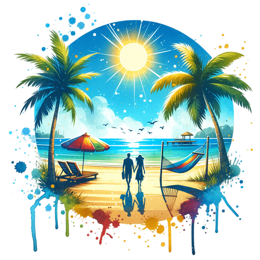 Bügelbild Sommer am Strand #10 Fylou's Style