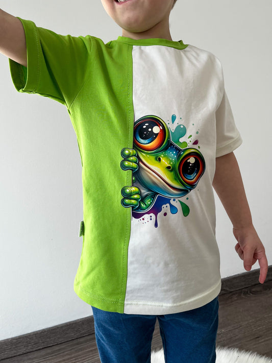 Bügelbild Guck Guck Frosch Fylou's Style