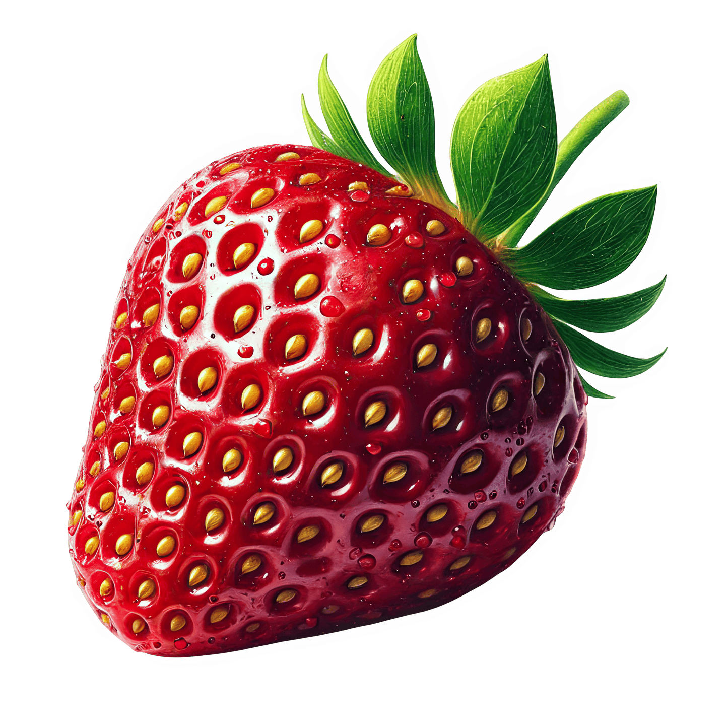 Bügelbild frische Erdbeeren #4 Fylou's Style