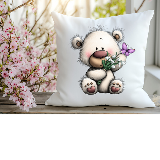 Bügelbild Frühlings Teddy Bär #6