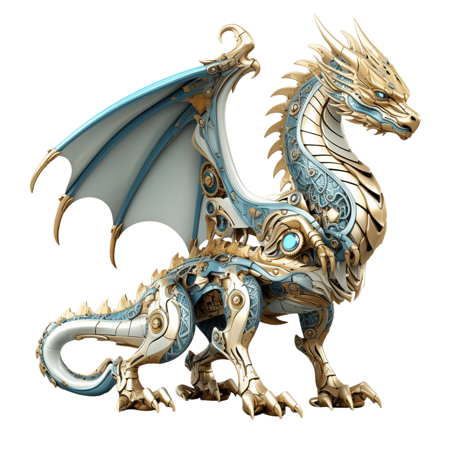 Bügelbild Steampunk Drache #3 Fylou's Style