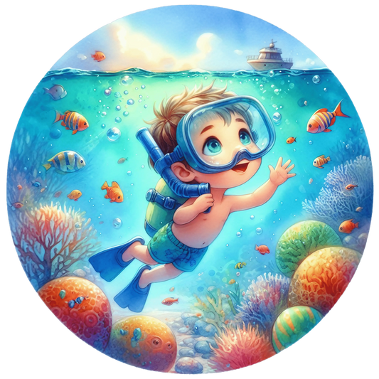 Bügelbild Summer Beach Kids #26 Fylou's Style