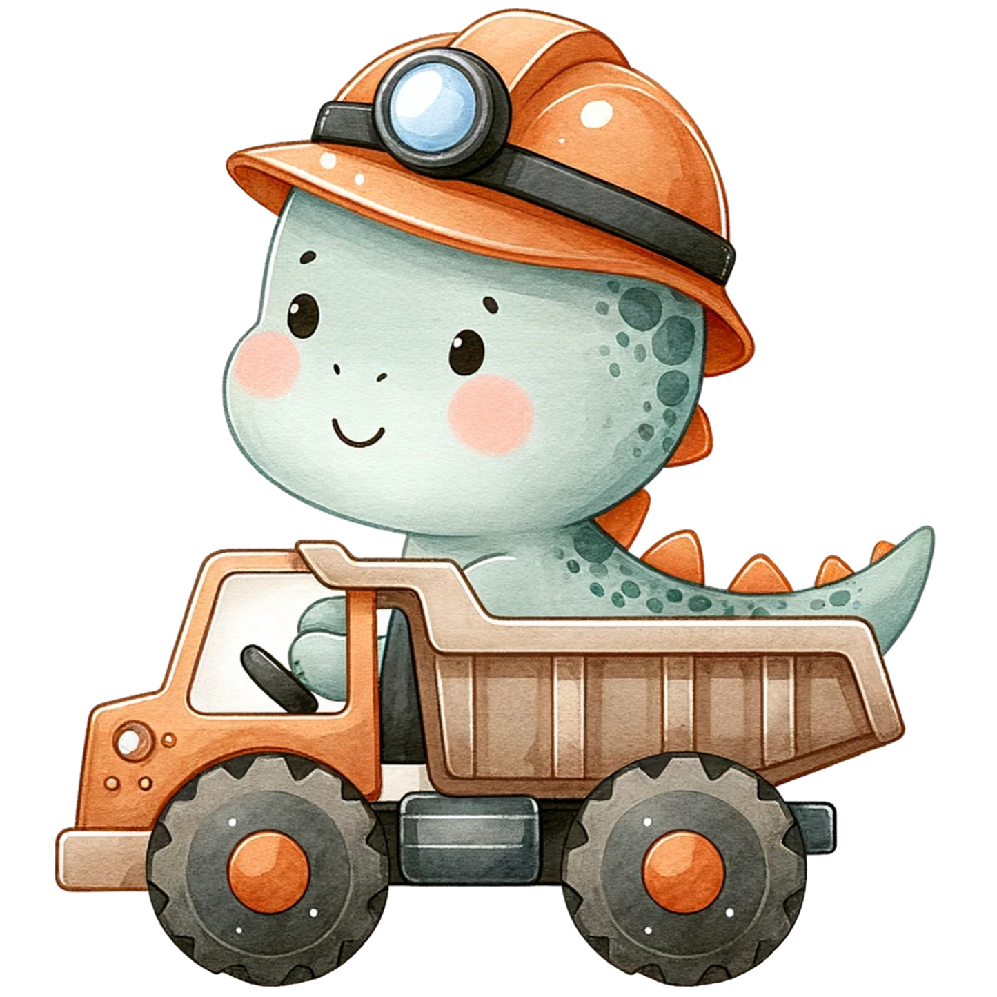 Bügelbild Dino Baustelle #5 Fylou's Style