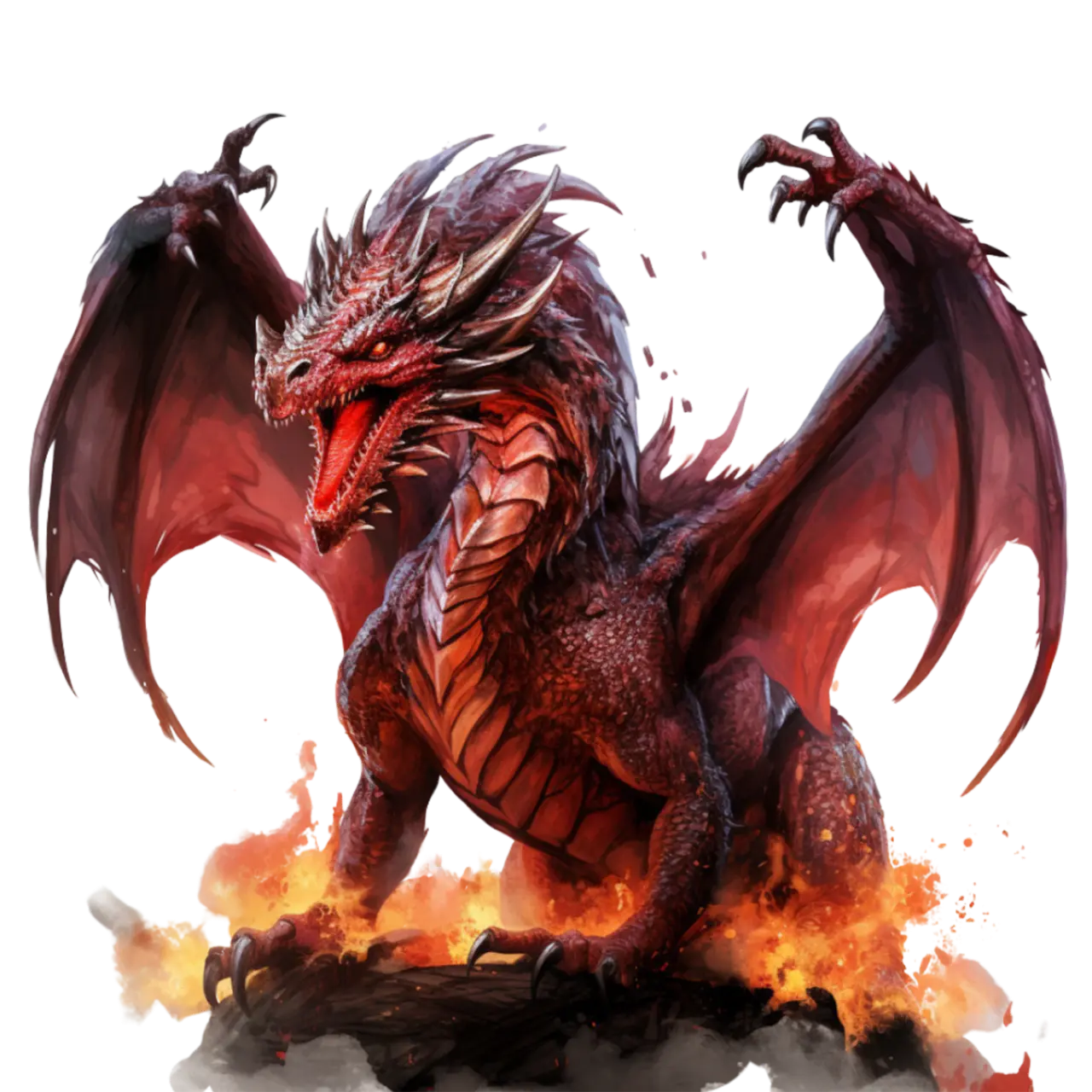 Bügelbild Feuer Drache #9 Fylou's Style