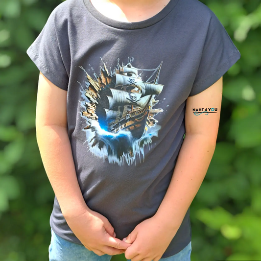 Bügelbild 3D Schiff #6 Fylou's Style