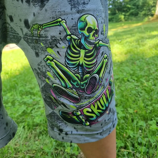 Bügelbild Skate Skull Fylou's Style