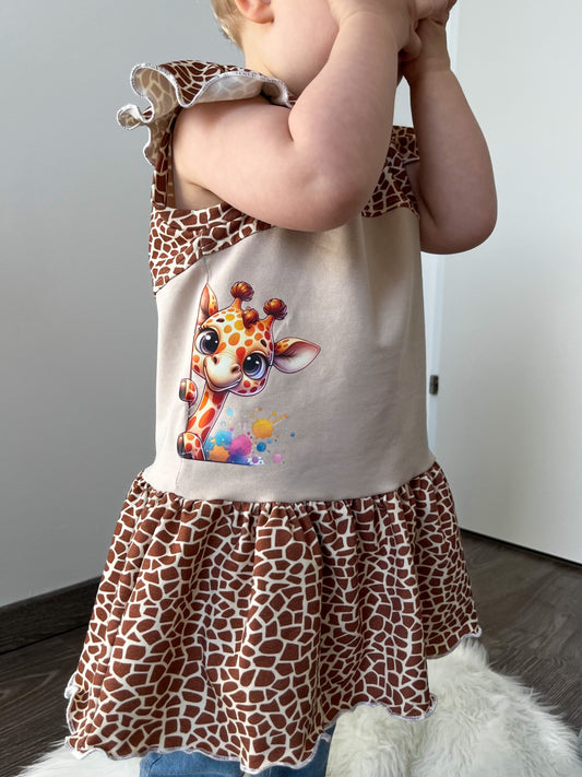 Bügelbild Guck Guck Giraffe #1 Fylou's Style