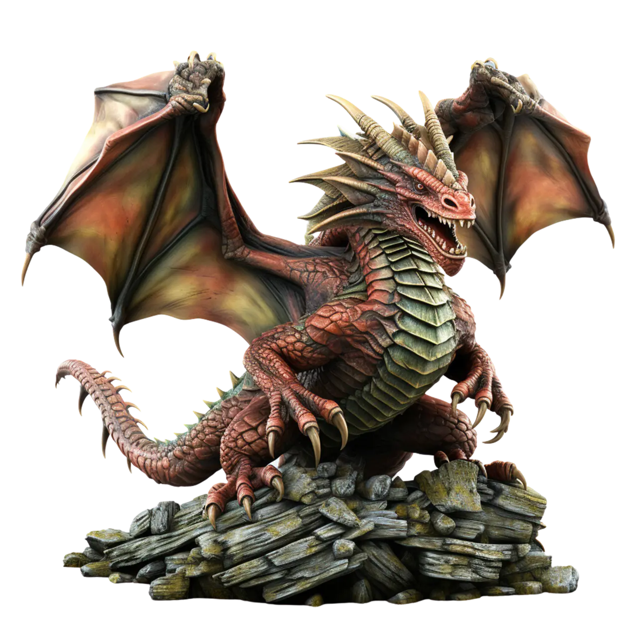 Bügelbild ultra Realer Drache #4 Fylou's Style