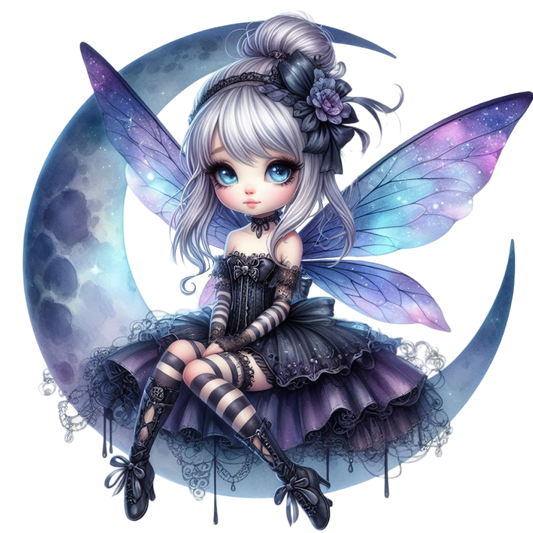 Bügelbild Gothik Fee #11 Fylou's Style