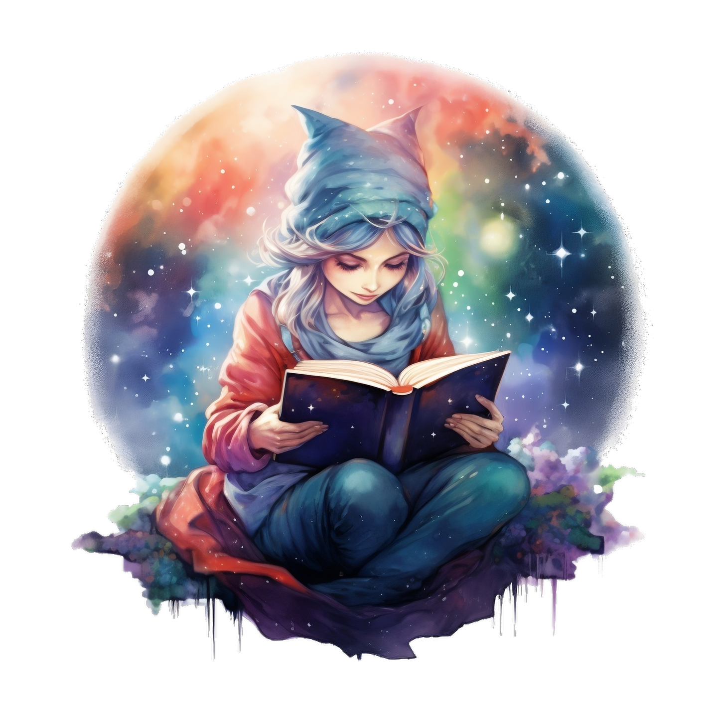 Bügelbild Magical Book #7 Fylou's Style