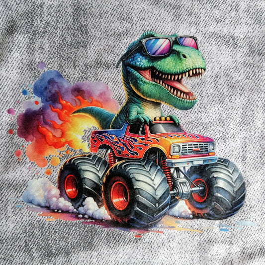 Bügelbild Dino Monstertruck #5 Fylou's Style