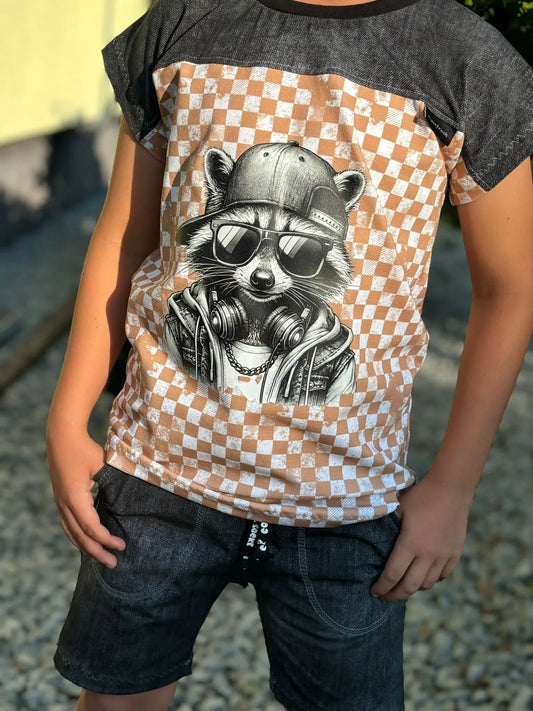 Bügelbild Cool Waschbär #2 Fylou's Style