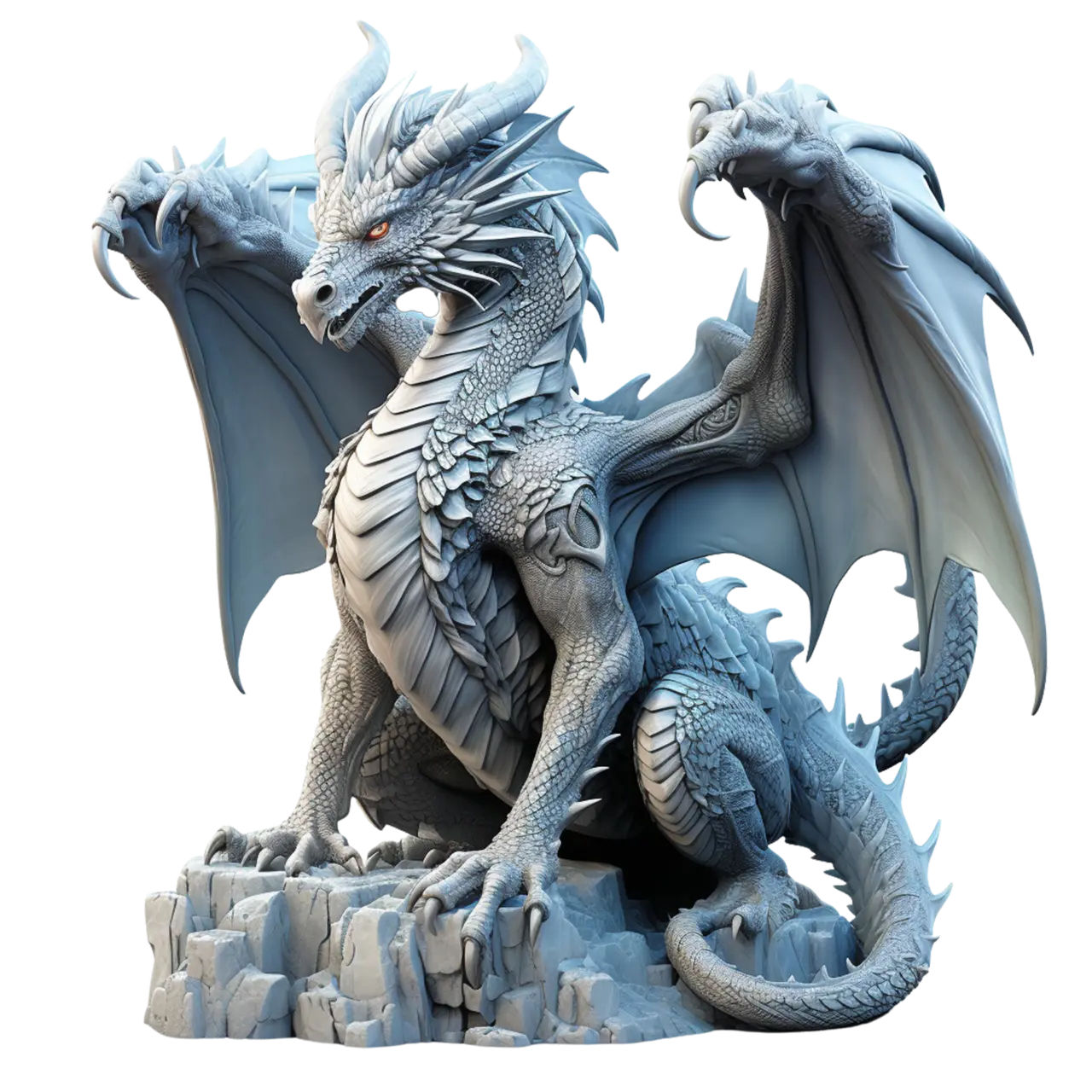 Bügelbild Eisdrache #4 Fylou's Style