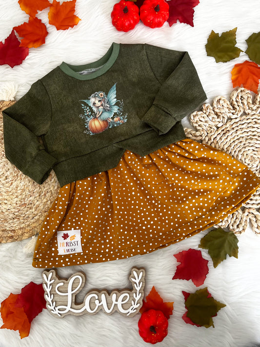 Bügelbild Kleine Glitzer Herbst Fee #2