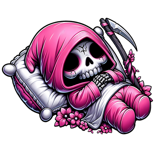 Bügelbild Grim Reaper Sleeping Girl #6 - Fylou's Style