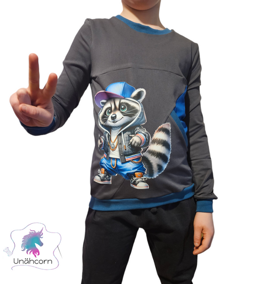 Bügelbild cool Racoon #21 Fylou's Style