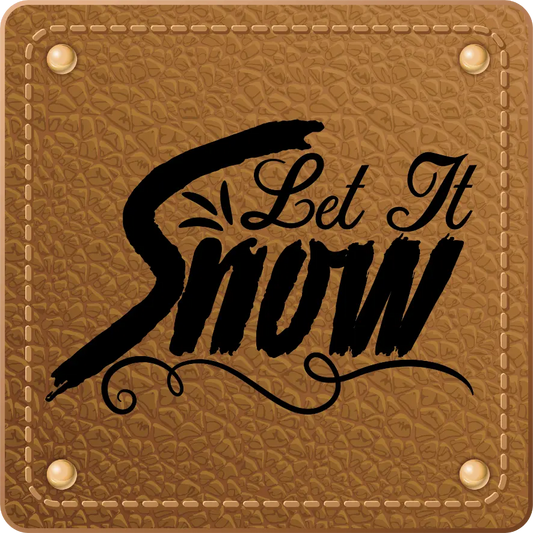 Bügellabel Let it Snow #2 - Fylou's Style