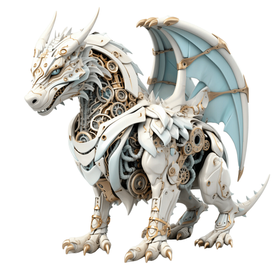 Bügelbild Steampunk Drache #2 Fylou's Style